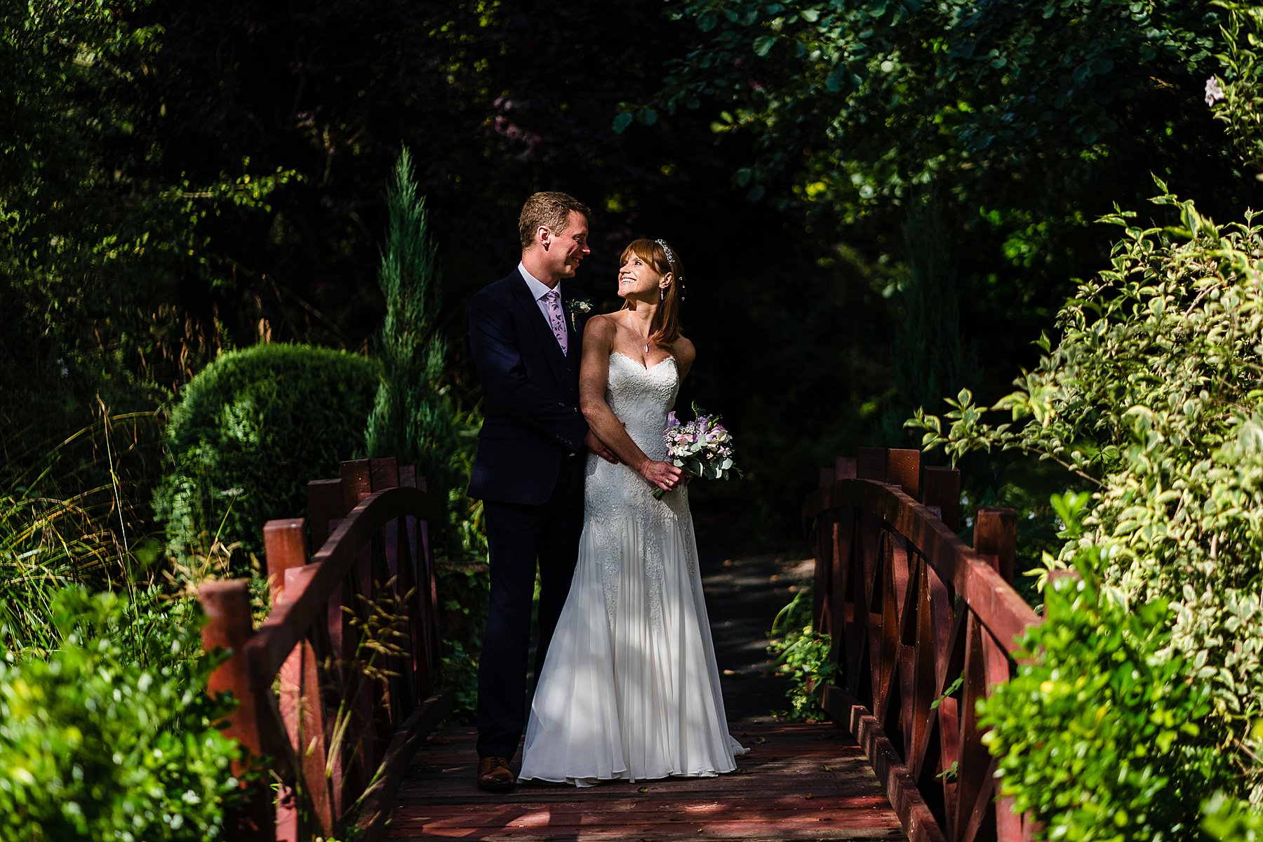 bride and groom portraits