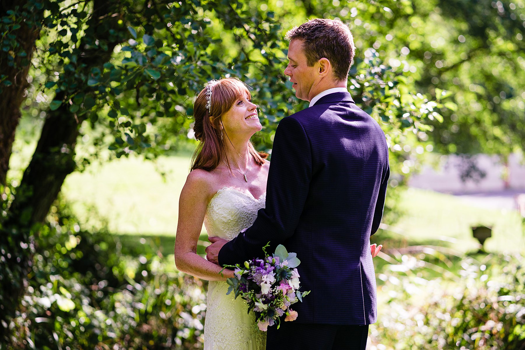 bride and groom portraits