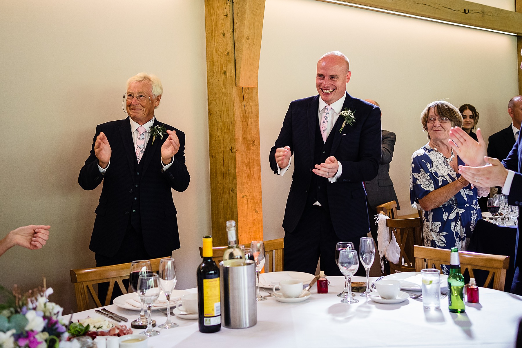 guests applaud