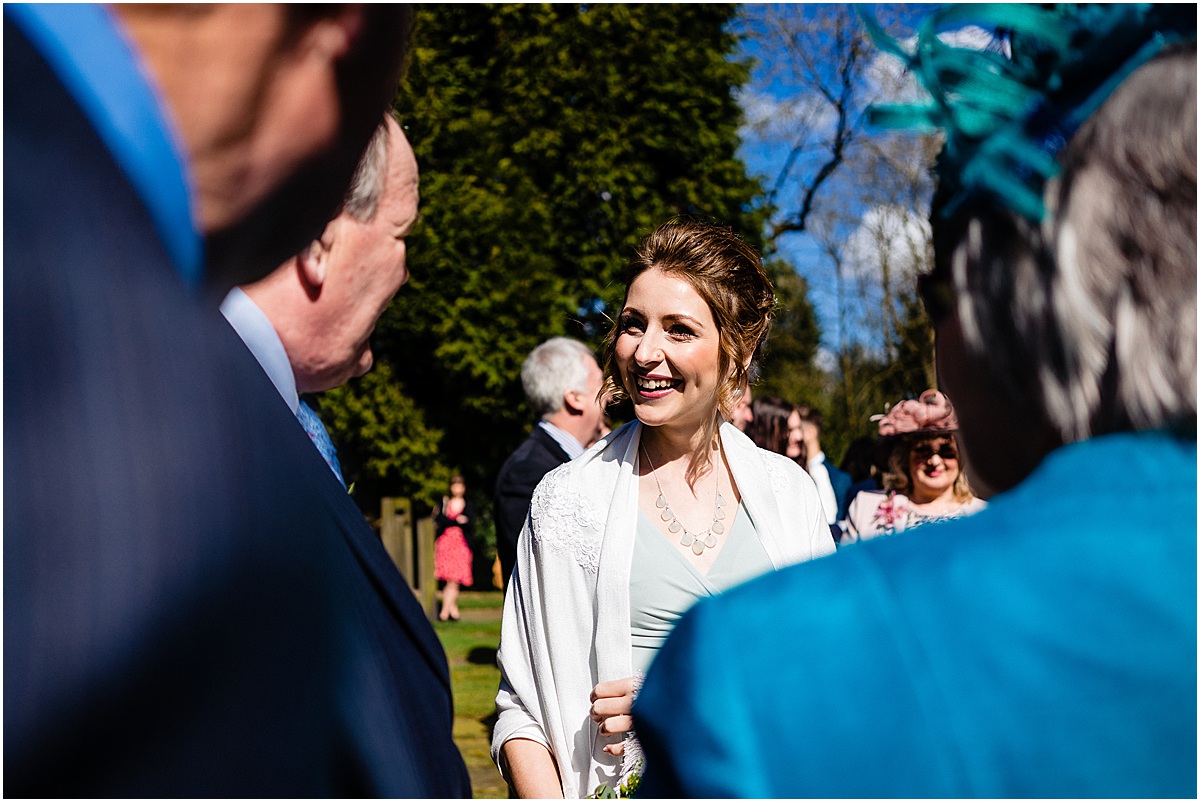 natural candids of wedding guests