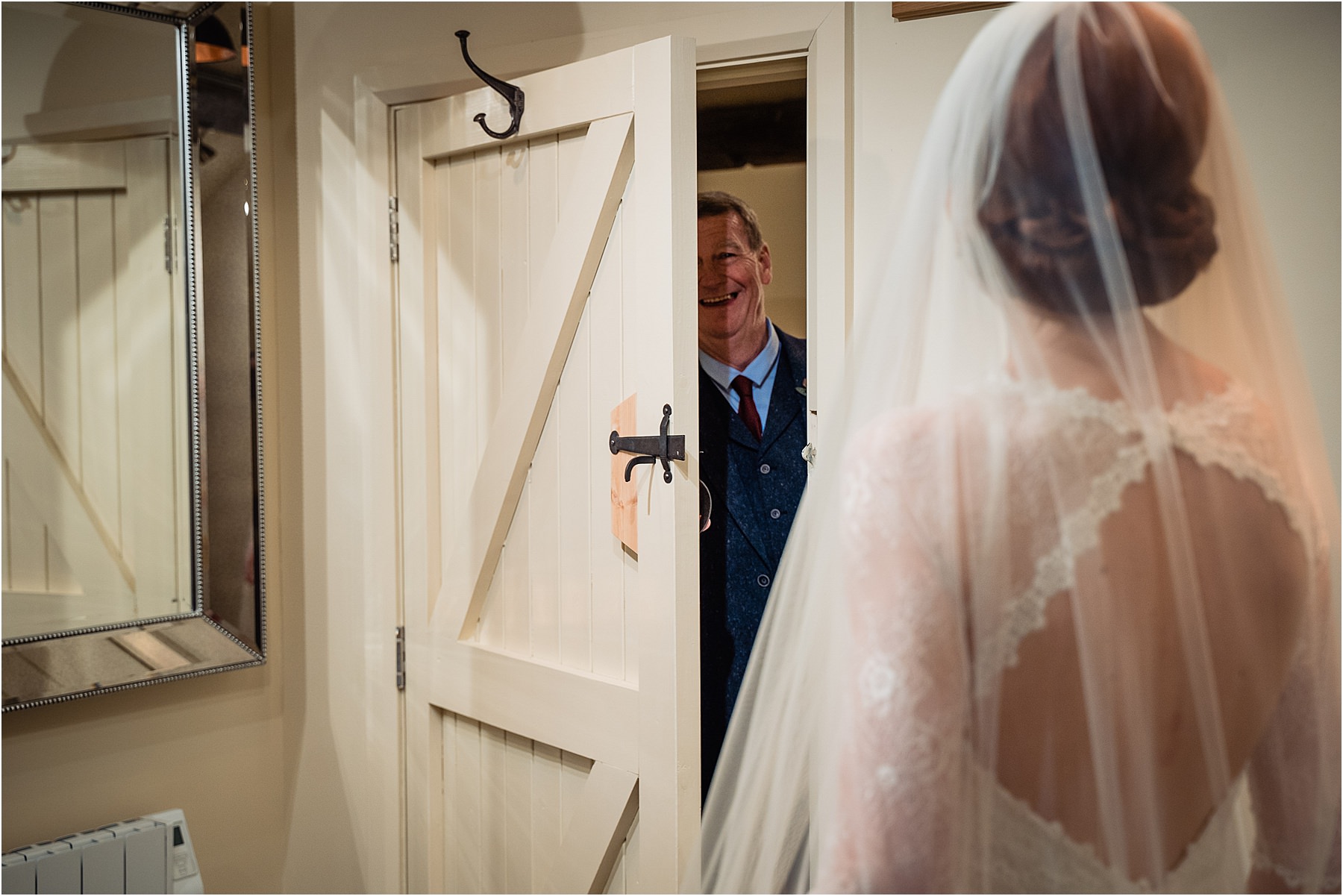 dad sees bride