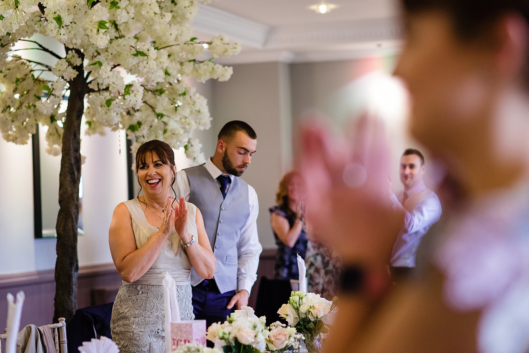 guests applaud 