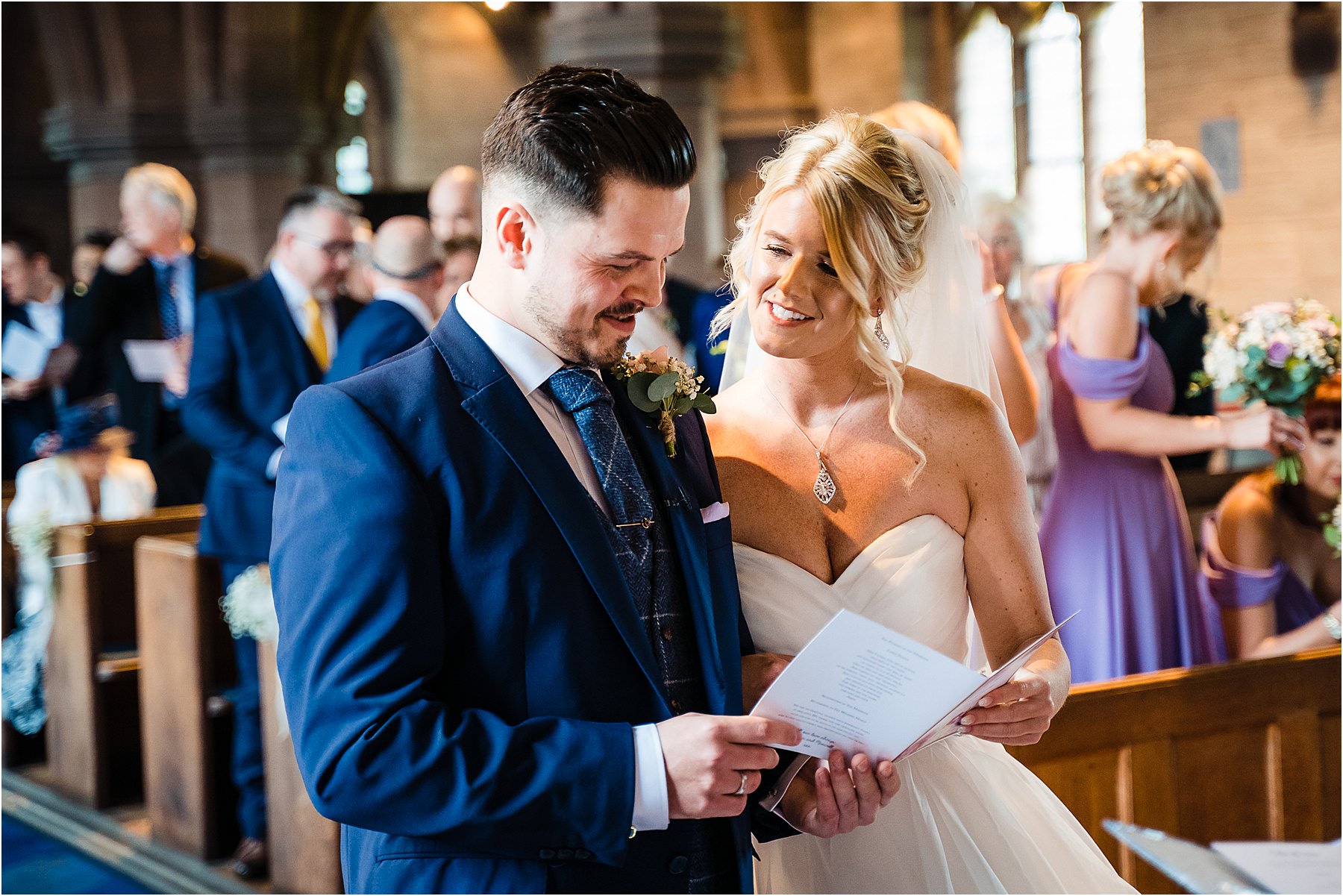 wedidng ceremony at st chads
