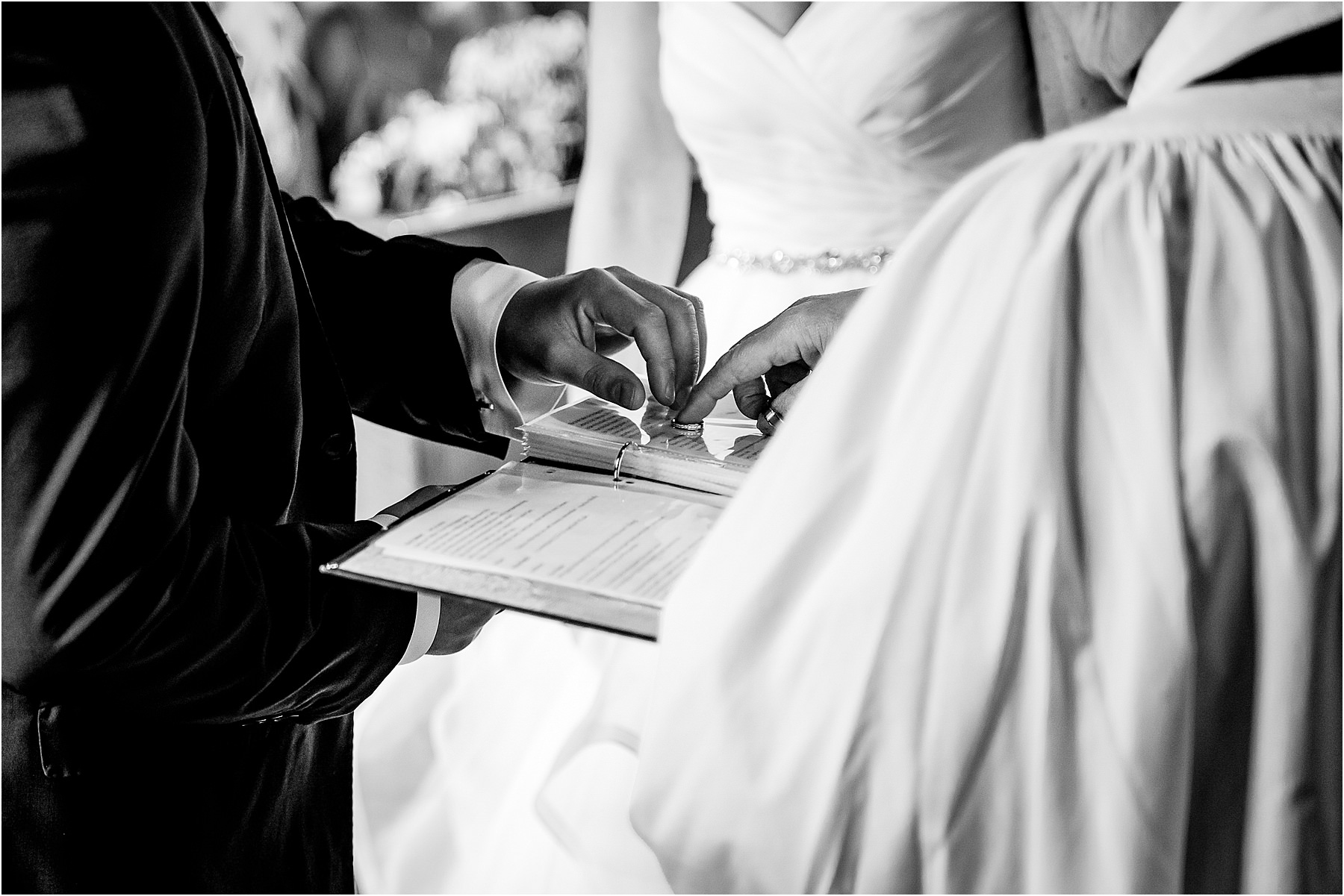 wedding ceremony at st chads longsden