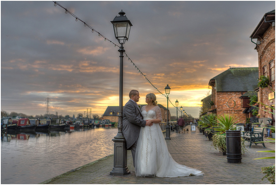 sunset at barton marina