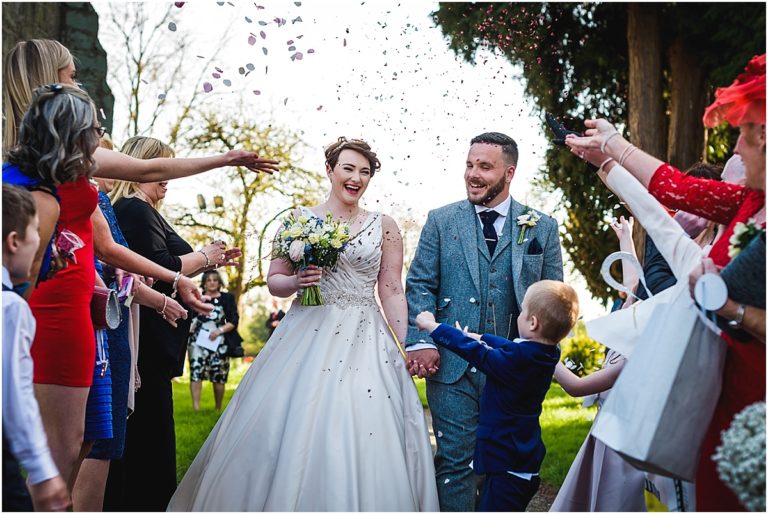 wedding at colton church