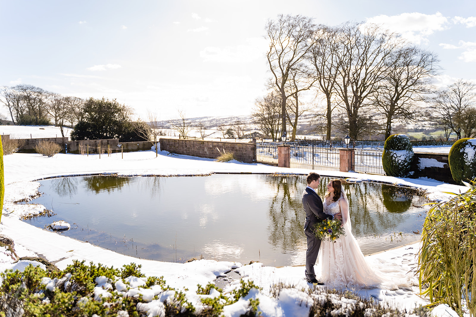 Heaton house farm winter wedding 