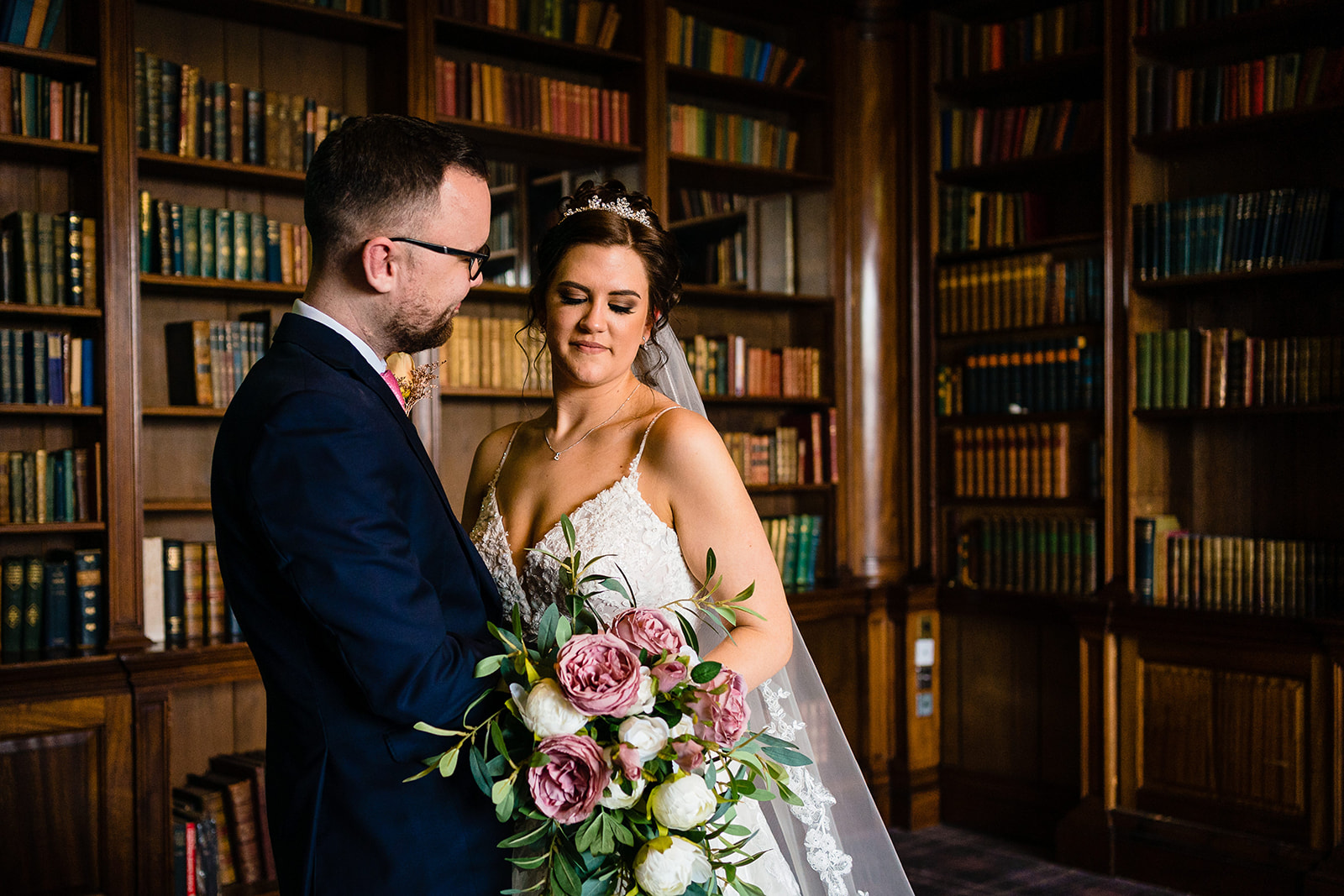 bride and groom portraits