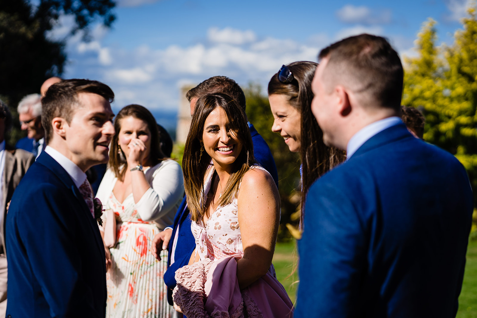 guests mingling