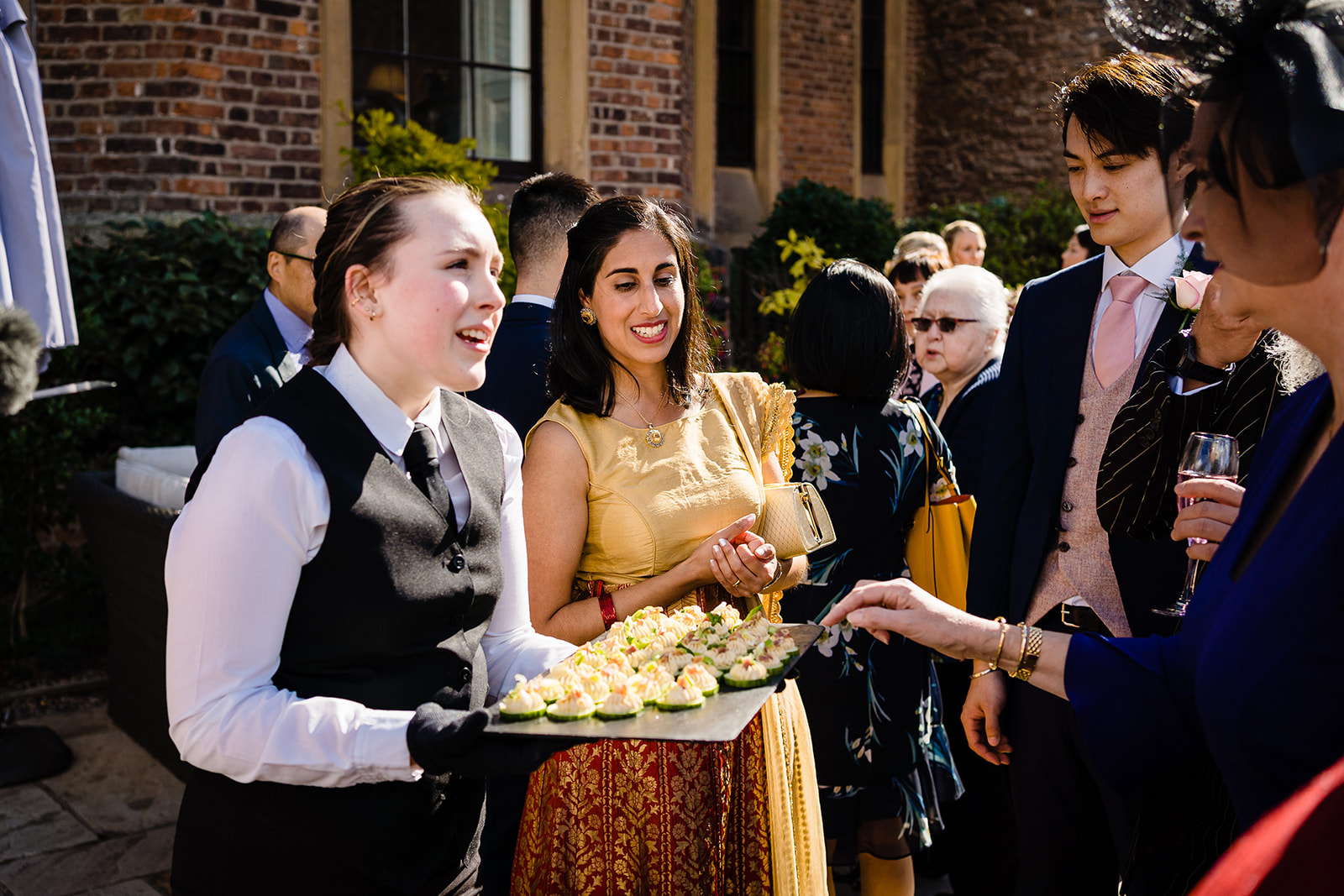 guests mingling