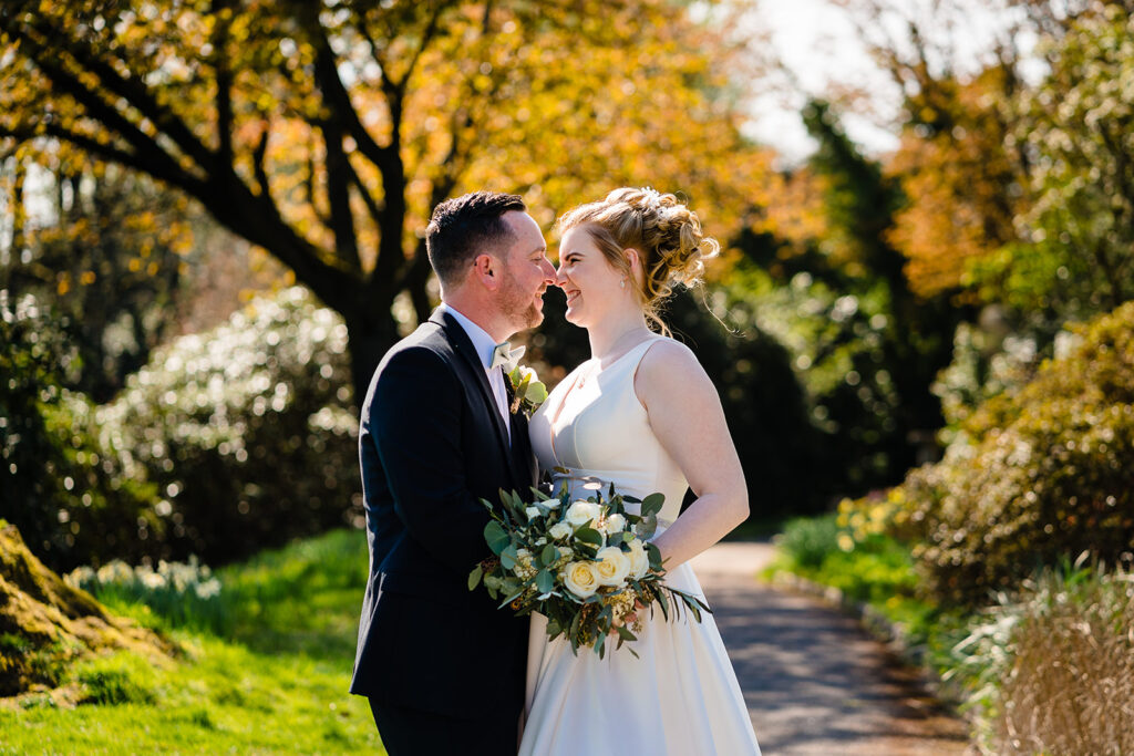 bride and groom photos at foxtail barns