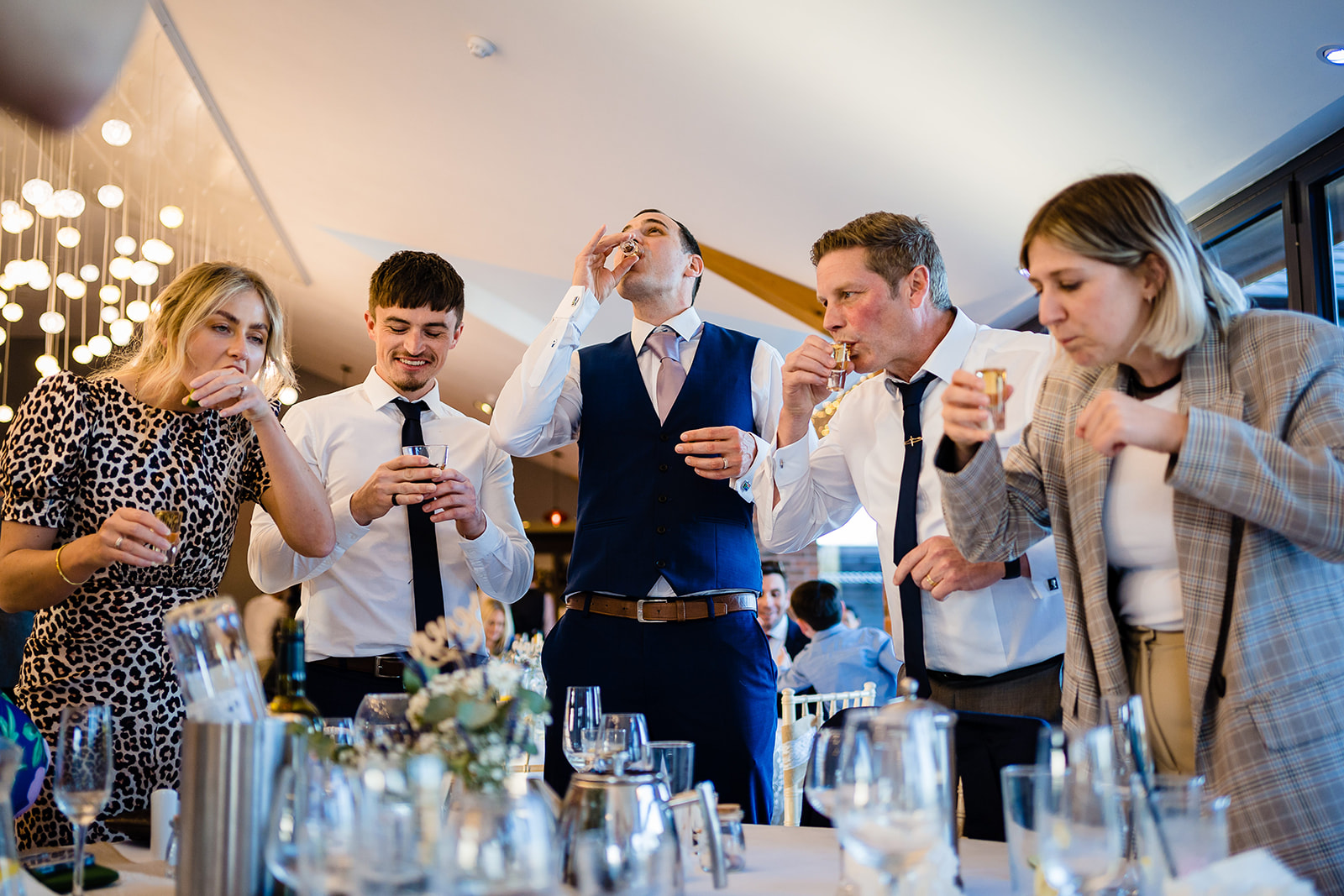 guests do shots