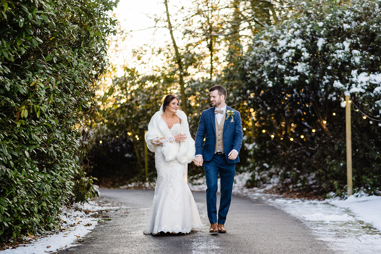 snowy wedding at Pendrell Hall 