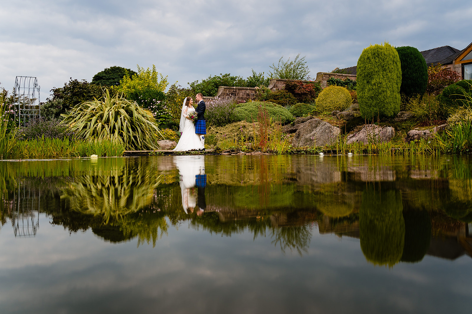 bride and groom portraits