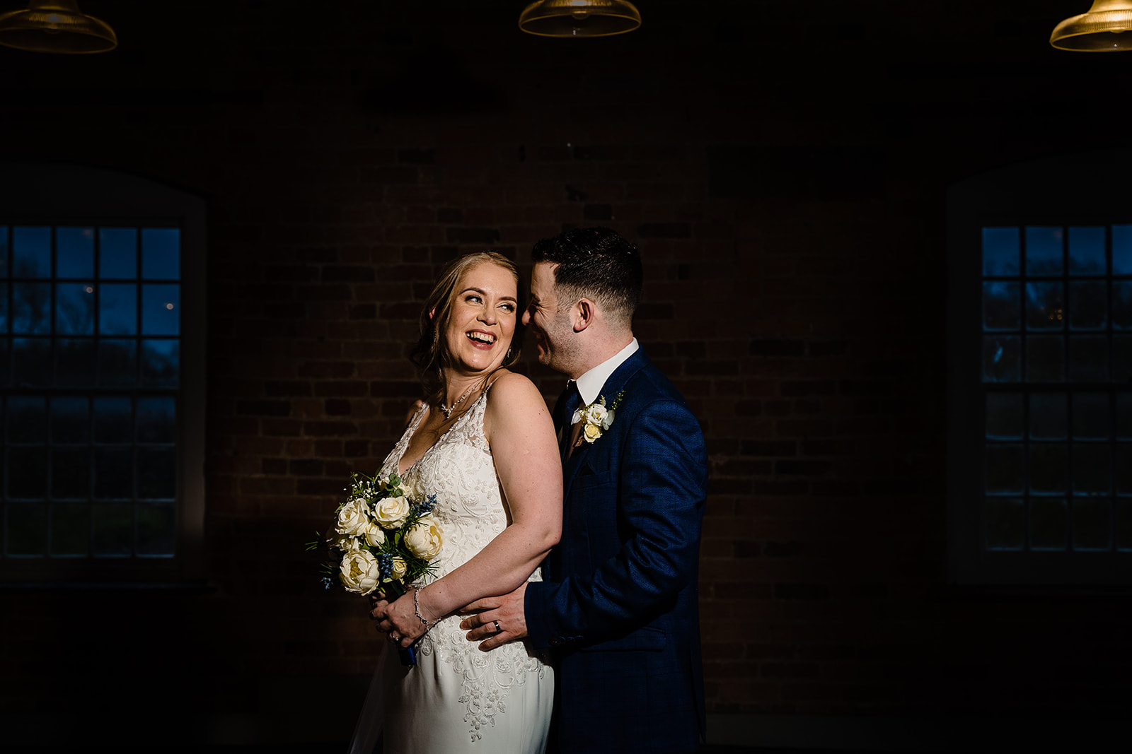 bride and groom portraits