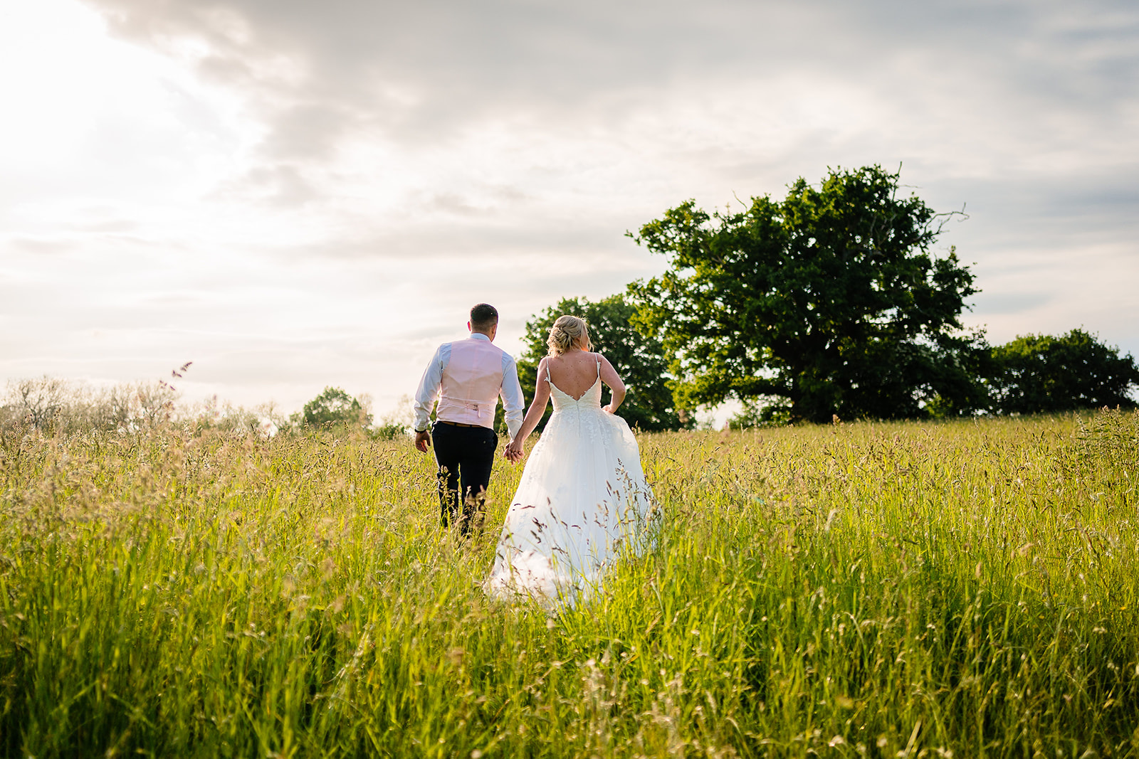 bride and groom at wroxeter hotel