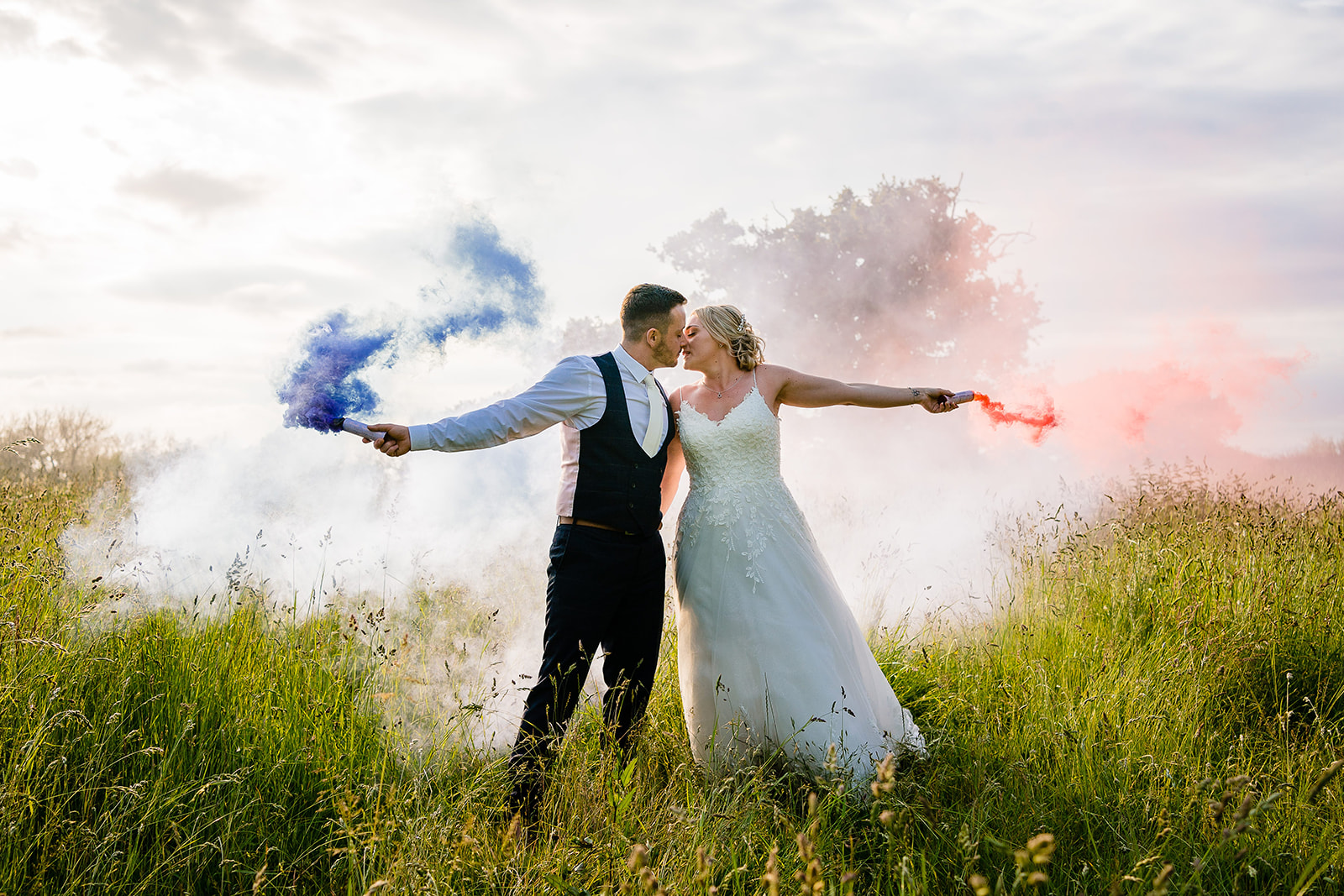 bride and groom at wroxeter hotel