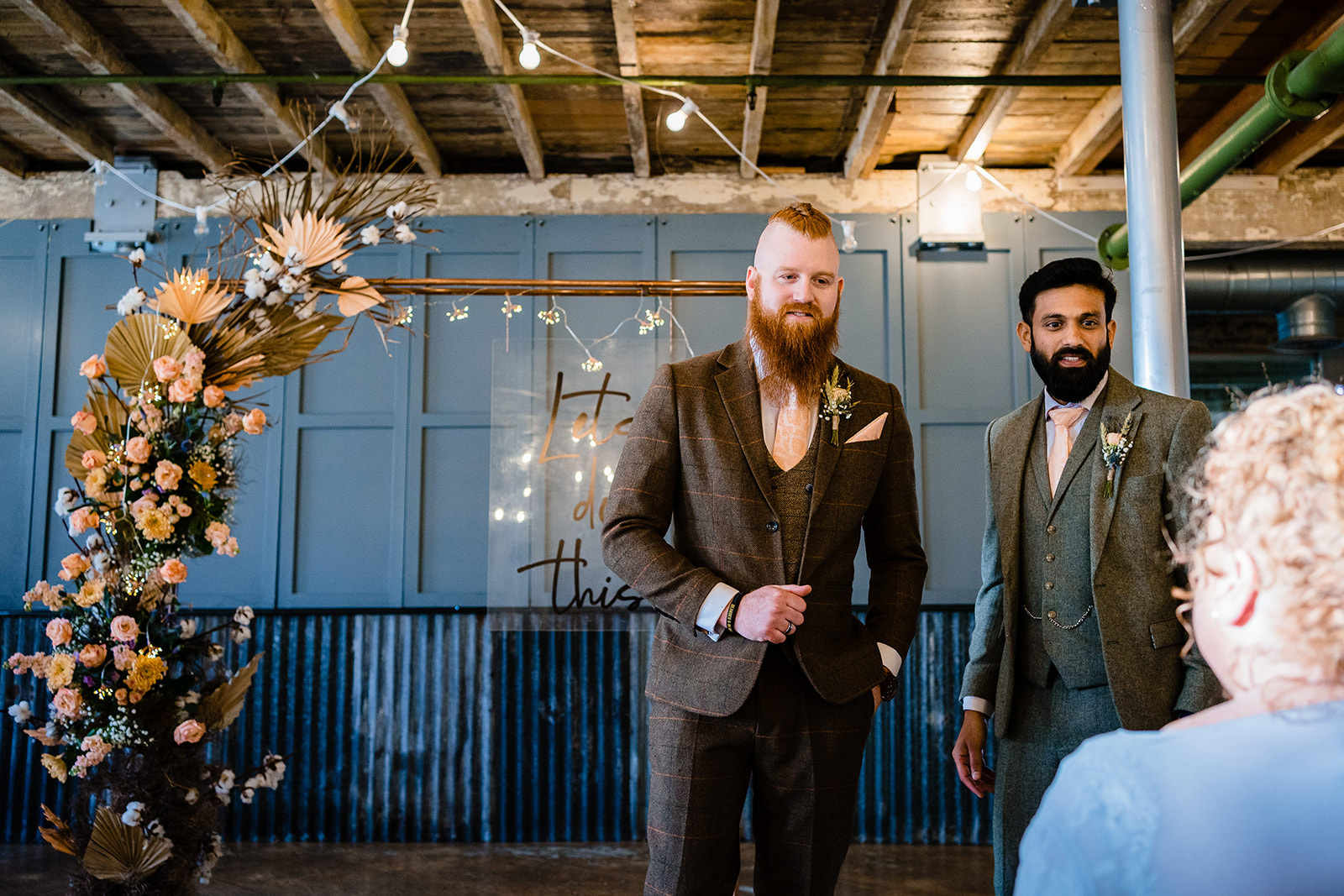 groom before ceremony