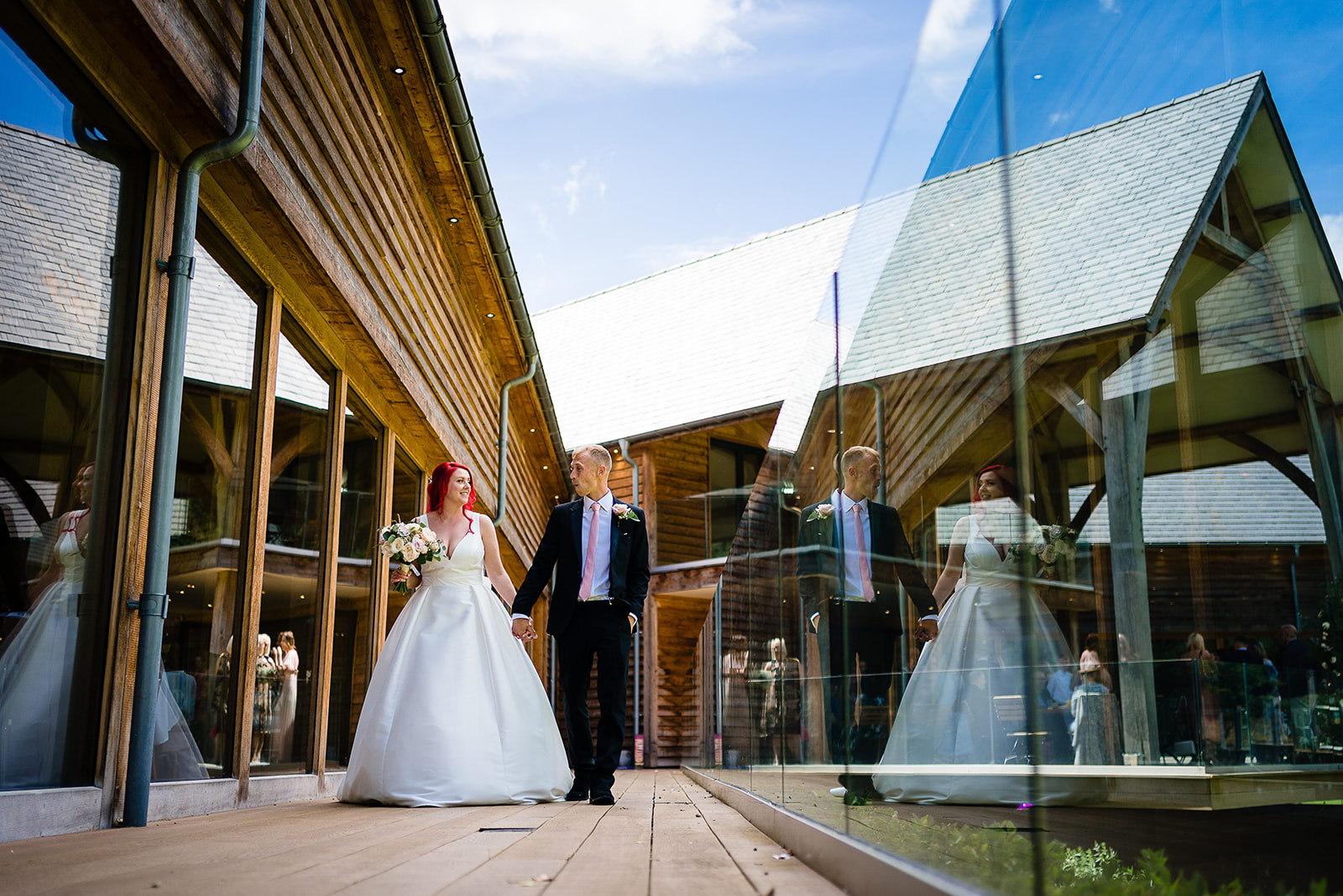 wedding photography at the mill barns