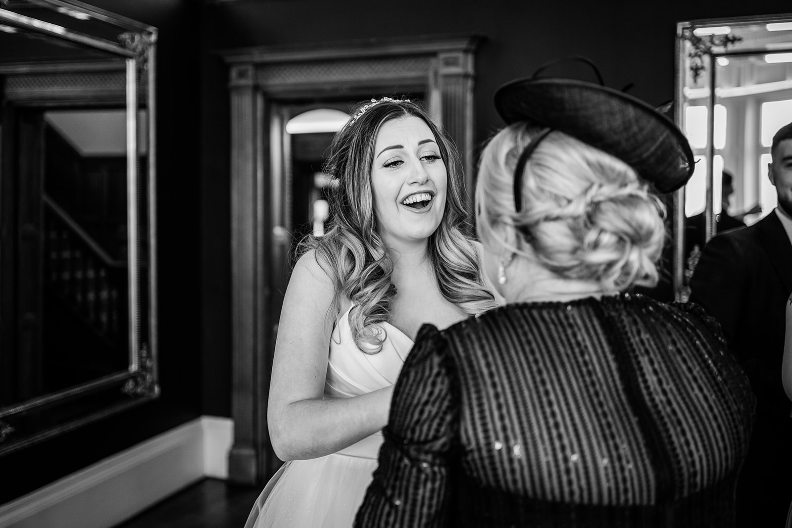 bride and mother of the groom moment