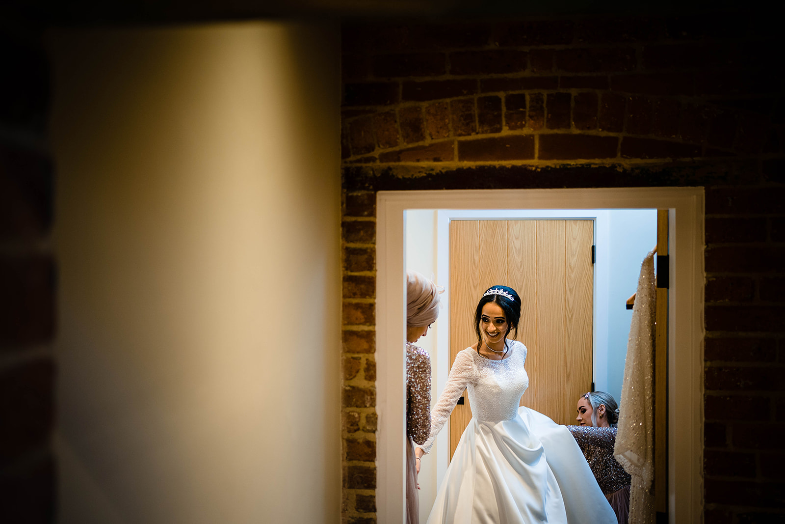 bride getting ready