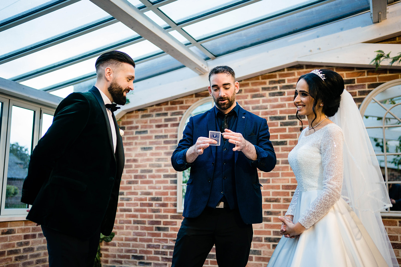 magic show at wedding