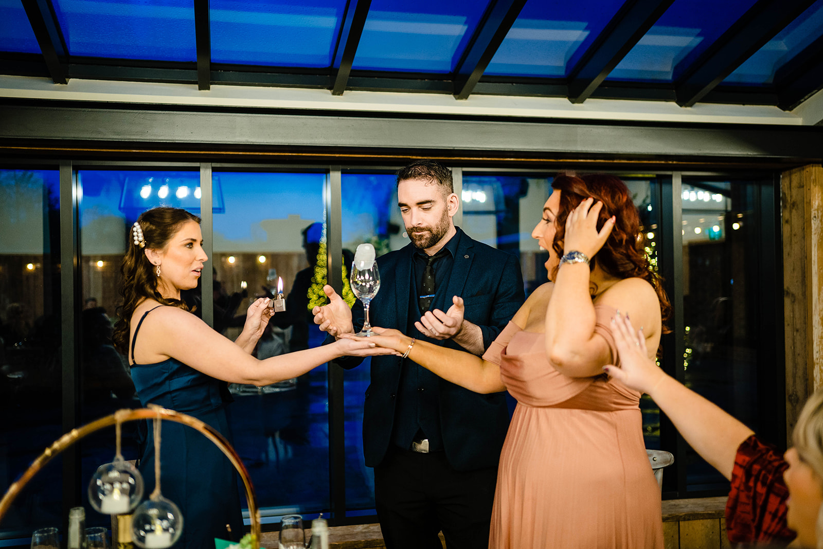 magic show at wedding