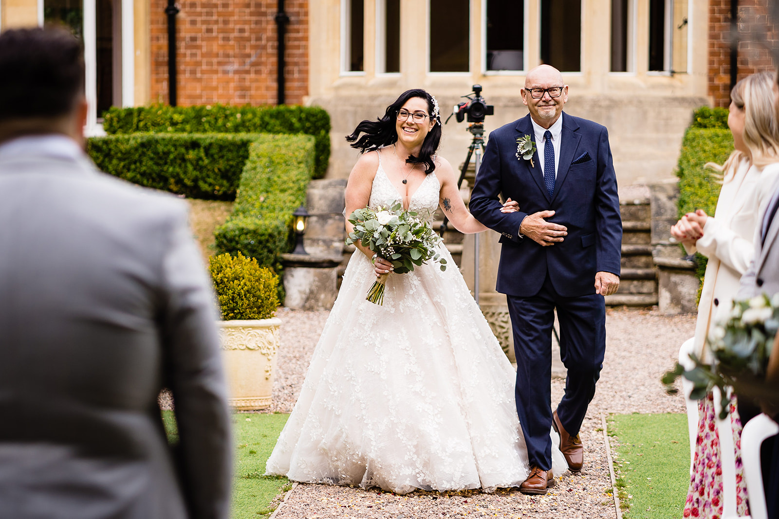 outdoor wedding at pendrell