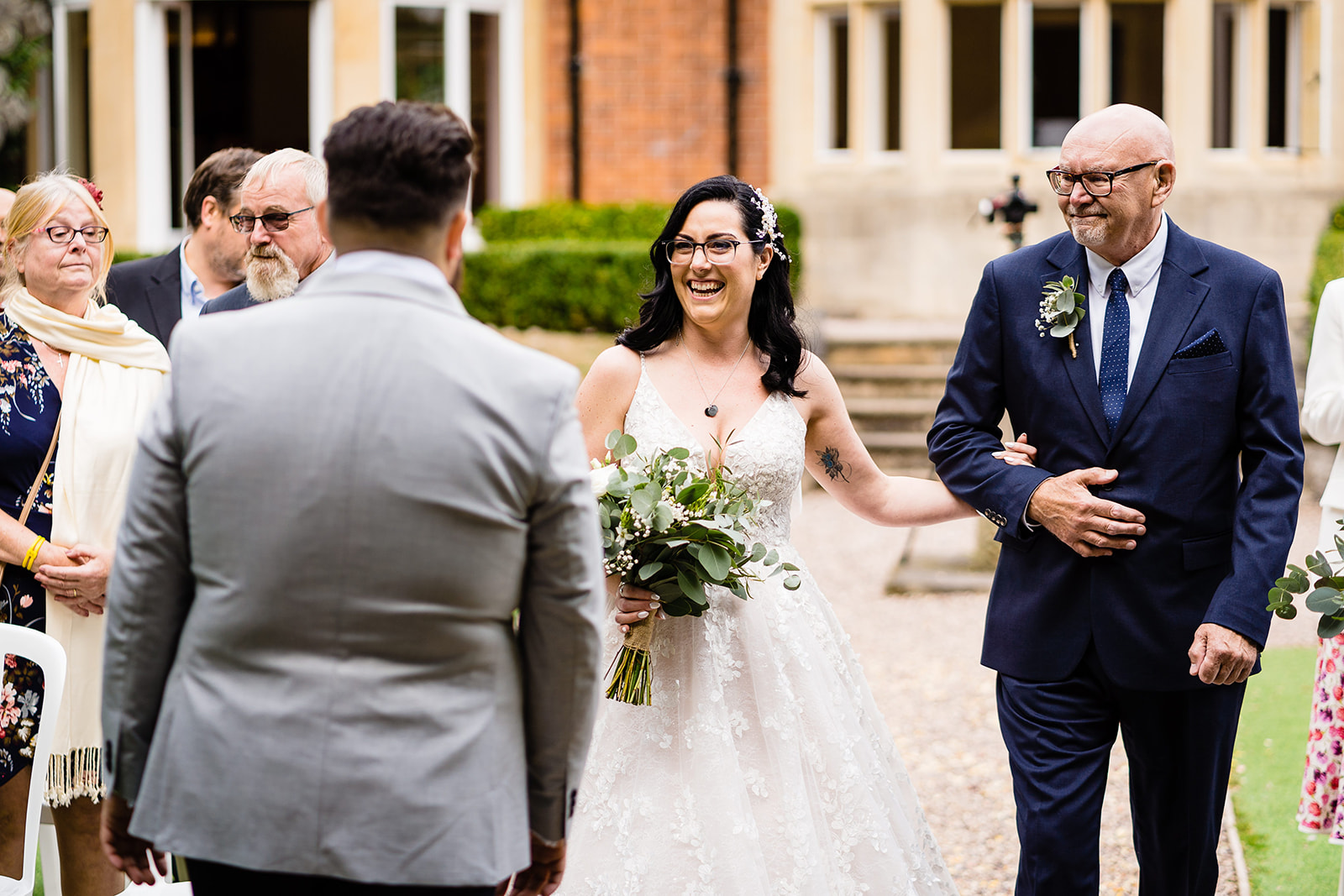 outdoor wedding at pendrell