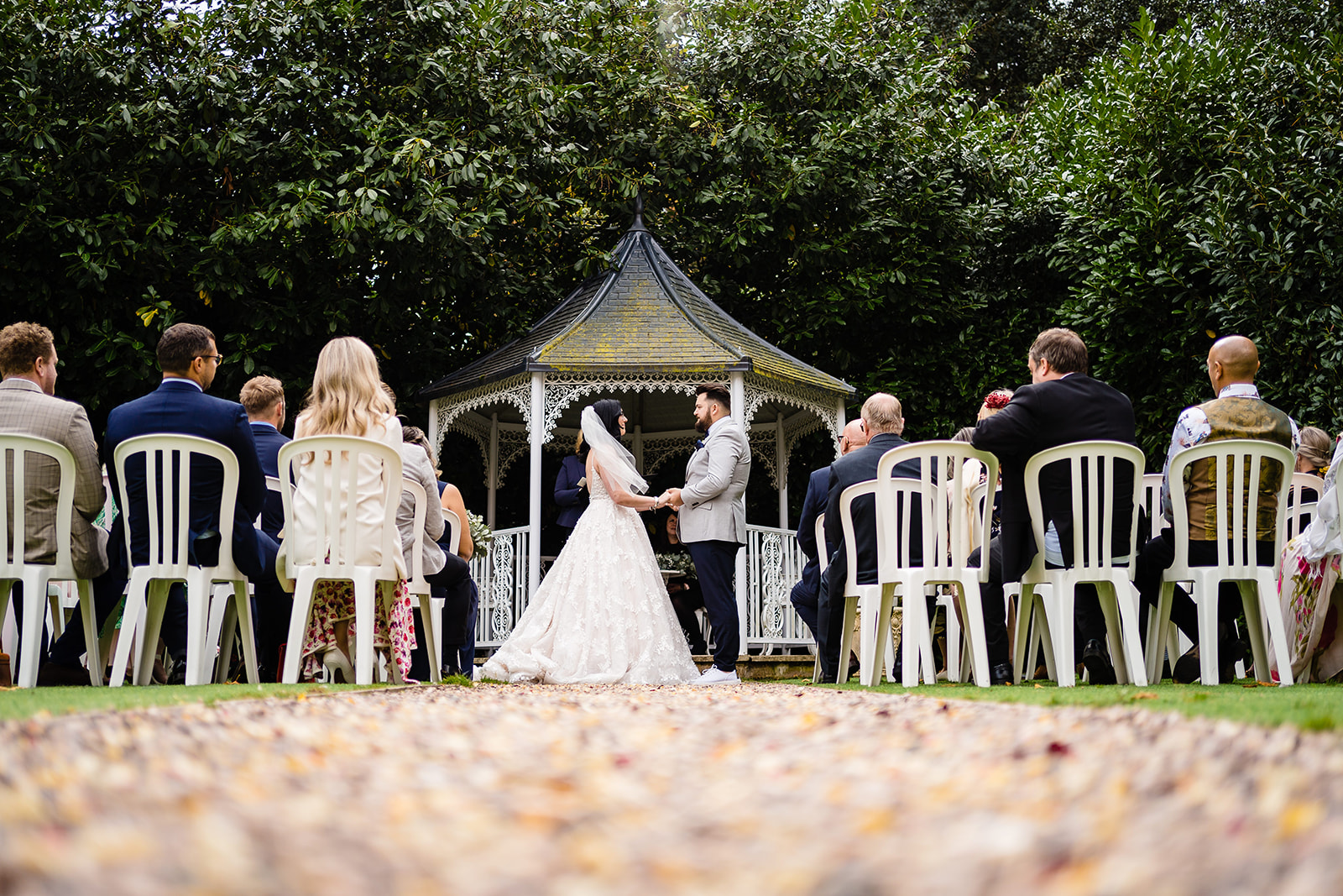 outdoor wedding at pendrell hall
