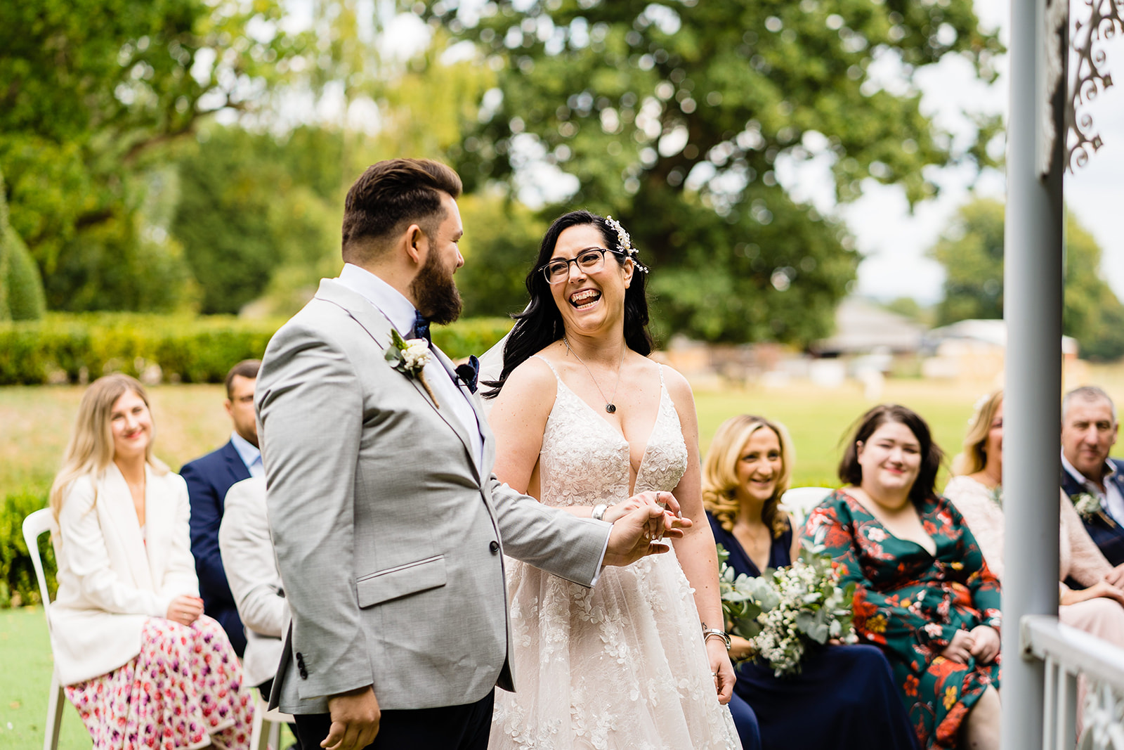 outdoor wedding at pendrell hall