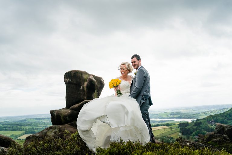 three horse shoes wedding